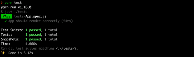 Passing Tests